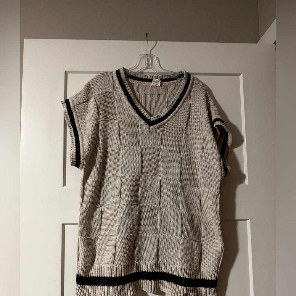 100% Regenerative Organic Certified® Cotton - Sweater Vest L - Picture 4 of 4